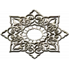 Sunburst Lace Rosette STL for CNC carving