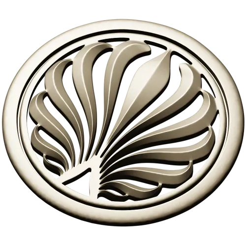 Веерообразная розетка - 3D модель STL для ЧПУ, декоративный медальон