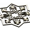 Starflower Rosette - STL 3D model for CNC