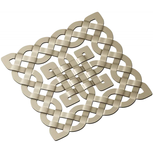 Кельтская квадратная розетка - 3D модель STL для ЧПУ
