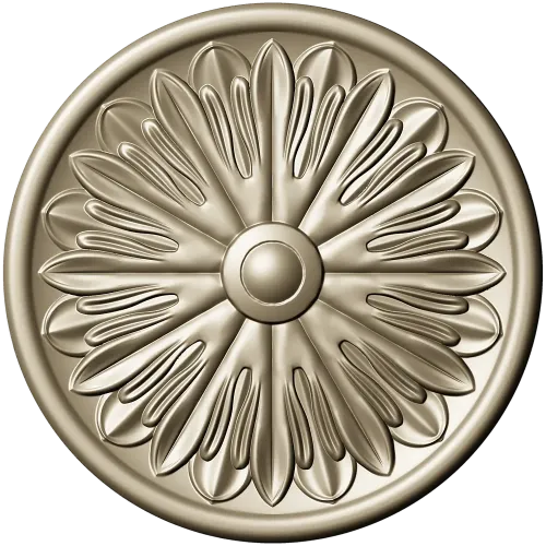 Sunburst Rosette - STL 3D model for CNC milling