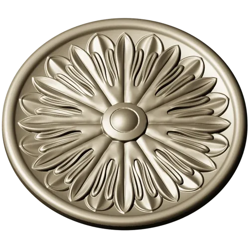 Sunburst Rosette - STL 3D model for CNC milling