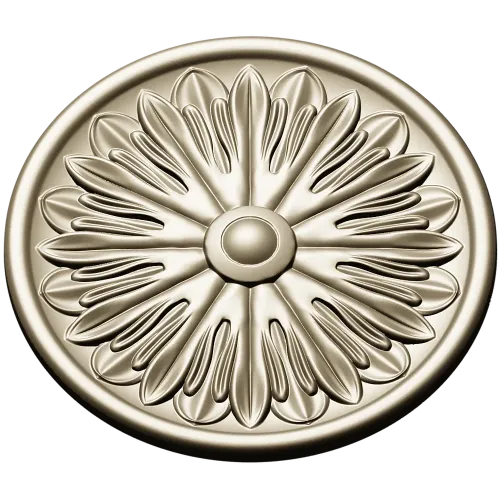 Sunburst Rosette - STL 3D model for CNC milling