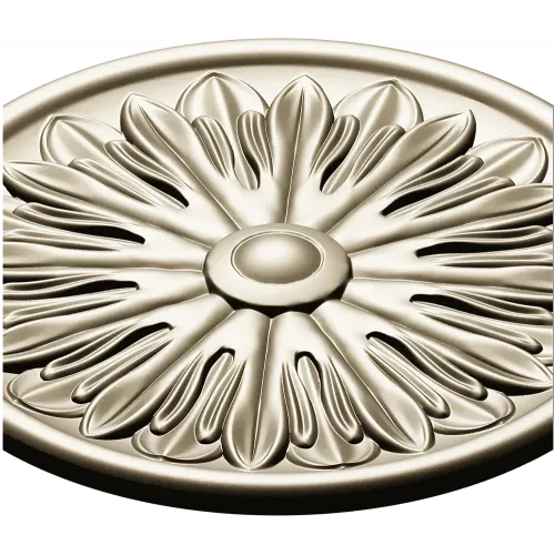 Sunburst Rosette - STL 3D model for CNC milling