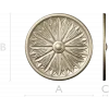 Sunburst Rosette - STL 3D model for CNC milling