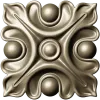 Acanthus Square Rosette STL for CNC Milling