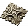 Acanthus Square Rosette STL for CNC Milling