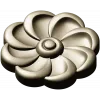 Spiral Blossom Rosette - STL for CNC carving