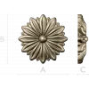 Daisy Rosette STL 3D Model for CNC