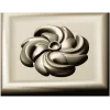 High-Relief Square Floral Rosette STL for CNC Router