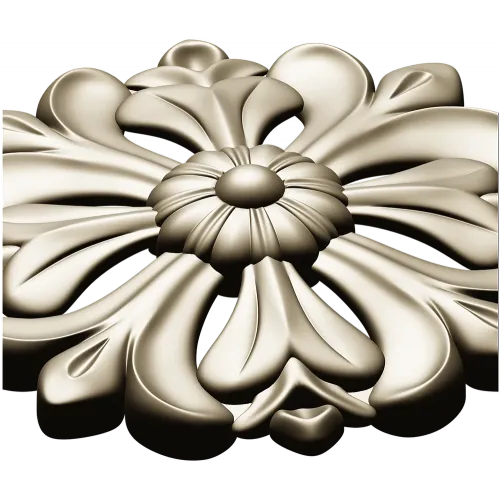 Розетка декоративная STL - 3D модель для ЧПУ резьбы по дереву