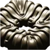 Draped Square Rosette - STL 3D model for CNC carving