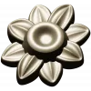 Floral Rosette STL 3D Model for CNC Carving