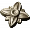 Floral rosette stl 3D model for CNC routing