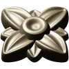 Floral rosette stl 3D model for CNC routing