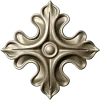 Acanthus Rosette STL for CNC - high-relief decorative 3D model