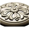 Florentine Bloom - round floral rosette STL for CNC carving
