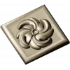Spiral Blossom Rosette - STL 3D Model for CNC