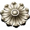 Floral Rosette STL 3D Model for CNC Routing - High-Relief Medallion