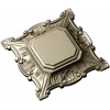 Baroque Shell Rosette - STL 3D model for CNC