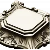 Baroque Shell Rosette - STL 3D model for CNC