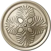 Florentine Quad Rosette - STL 3D model for CNC