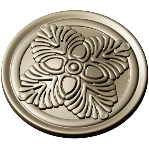 Florentine Quad Rosette - STL 3D model for CNC