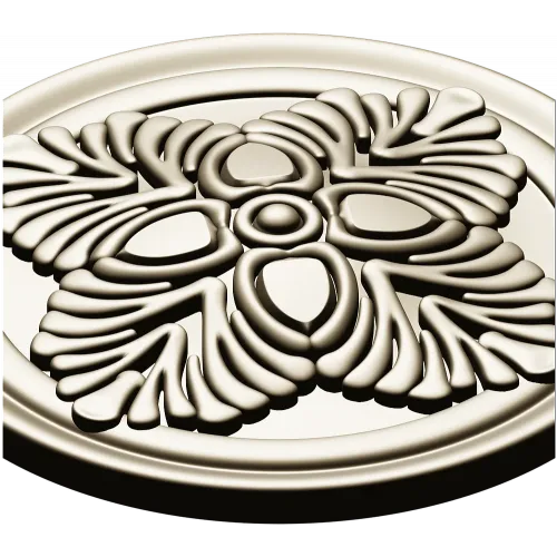 Florentine Quad Rosette - STL 3D model for CNC