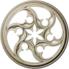 Auric Star Rosette - STL 3D model for CNC