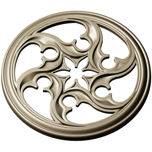 Auric Star Rosette - STL 3D model for CNC