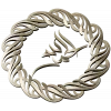 Ornamental Laurel Rosette with Arabic Calligraphy - STL for CNC