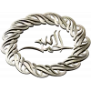 Ornamental Laurel Rosette with Arabic Calligraphy - STL for CNC