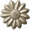 Sunflower Rosette 3D STL for CNC