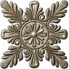 Acanthus Star Rosette STL for CNC router