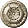 Regal Petal Rosette - STL 3D model for CNC milling