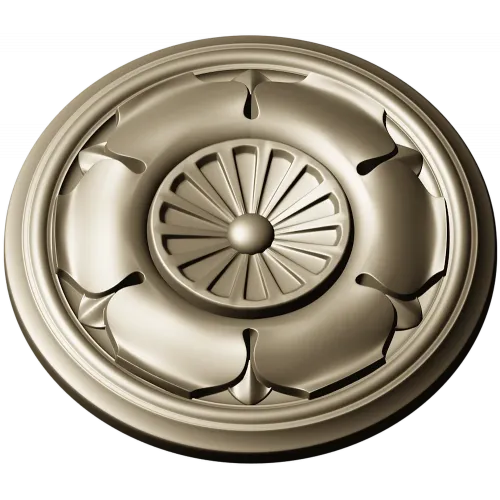 Regal Petal Rosette - STL 3D model for CNC milling