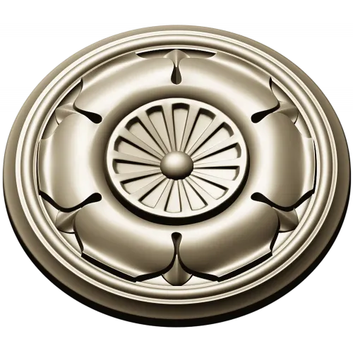 Regal Petal Rosette - STL 3D model for CNC milling