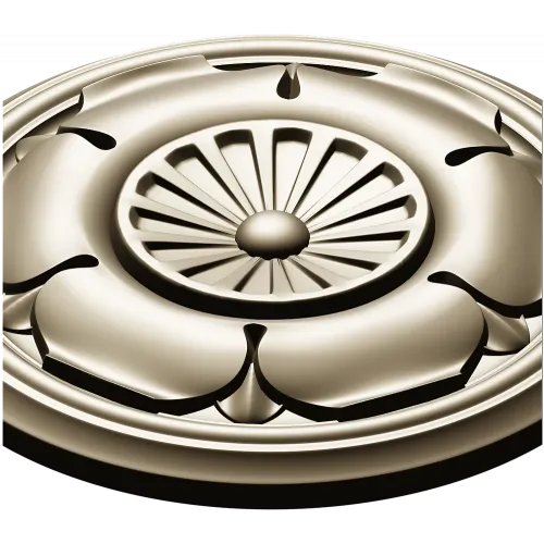 Regal Petal Rosette - STL 3D model for CNC milling