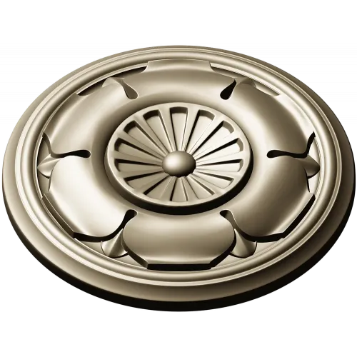 Regal Petal Rosette - STL 3D model for CNC milling