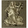3D модель Фемиды в формате STL - барельеф для ЧПУ