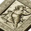 Резное панно "Виноградный путто" - 3D STL для ЧПУ