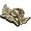 Cherubic Angel Relief STL for CNC Milling