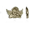 Cherubic Angel Relief STL for CNC Milling