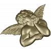 Мечтательный купидон - 3D STL рельеф для ЧПУ