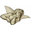Мечтательный купидон - 3D STL рельеф для ЧПУ