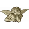 Мечтательный купидон - 3D STL рельеф для ЧПУ
