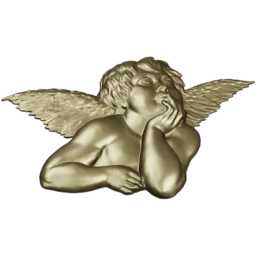 Мечтательный купидон - 3D STL рельеф для ЧПУ