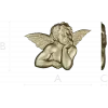 Мечтательный купидон - 3D STL рельеф для ЧПУ