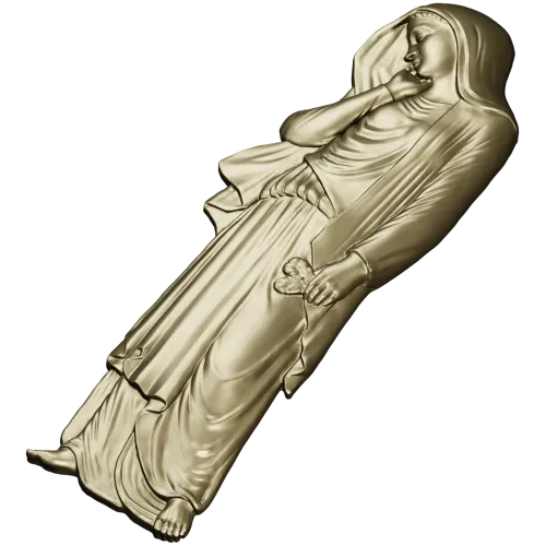 Ангел печали - 3D модель STL для ЧПУ