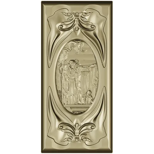 Baba Yaga relief panel - STL 3D model for CNC milling